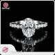 Custom Lab Diamond Engagement Rings PT950 - - Redleaf 1