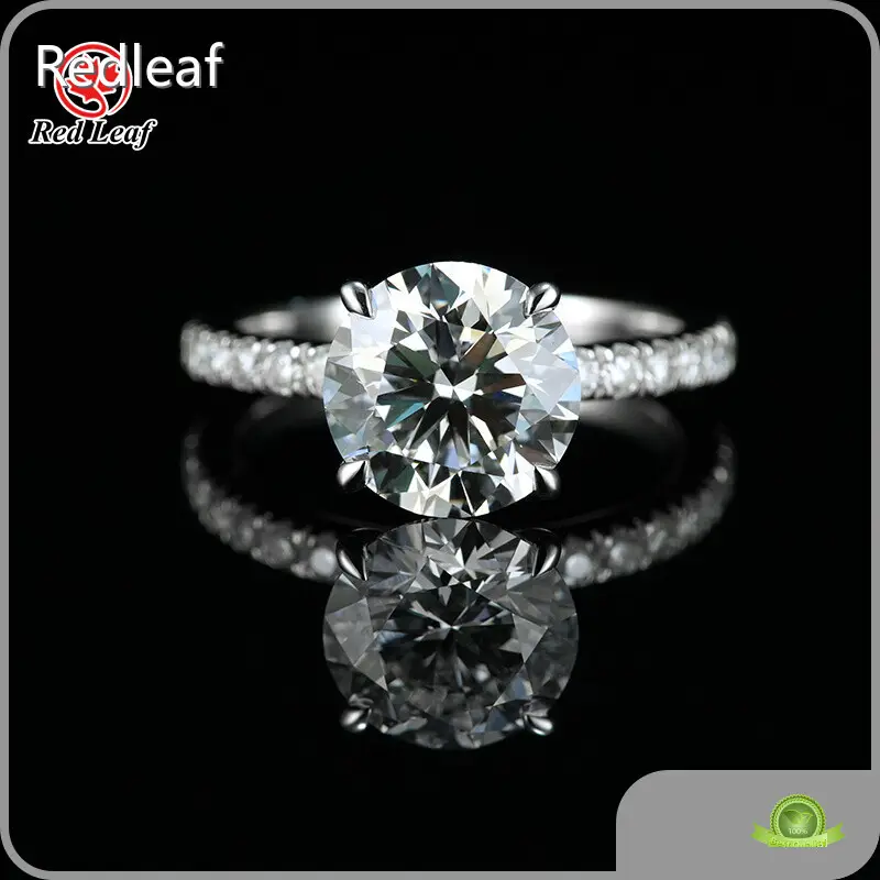 2 Carat Lab Grown Engagement Ring 2.5CT Wholesale - Redleaf 1