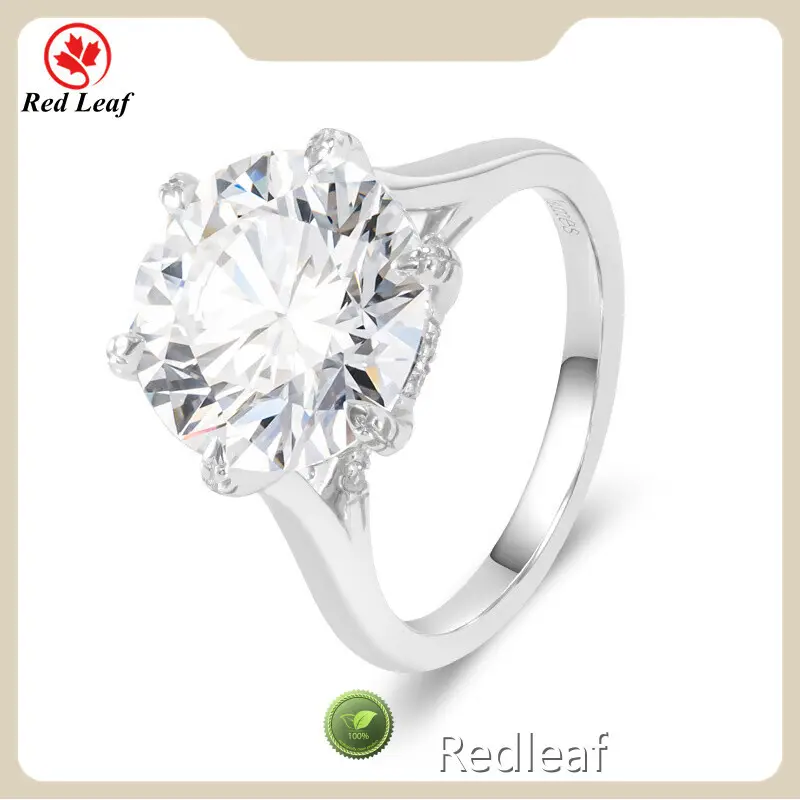 Lab Created Engagement Rings Emerald - - Redleaf 1