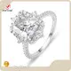 Lab Grown Gemstone Engagement Rings Round - - Redleaf 1