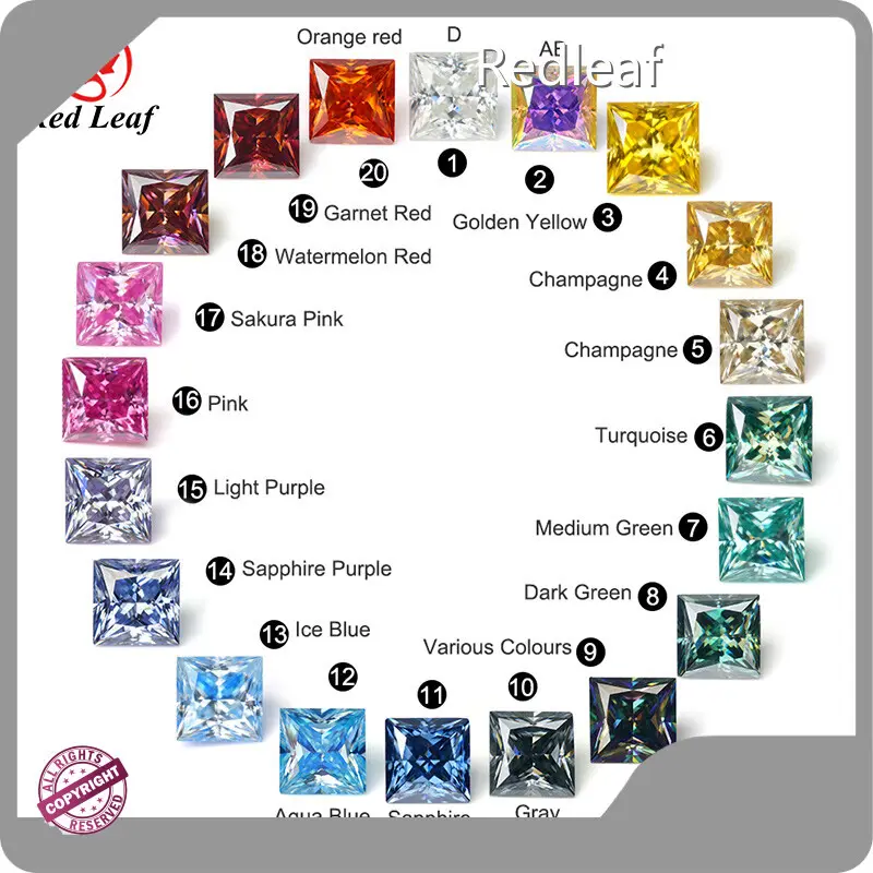 Moissanite Diamonds Wholesale 10K - - Redleaf 1