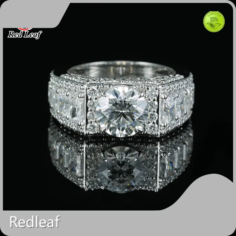 Lab Grown Pear Shaped Diamond Ring 3.5CT by Redleaf 1