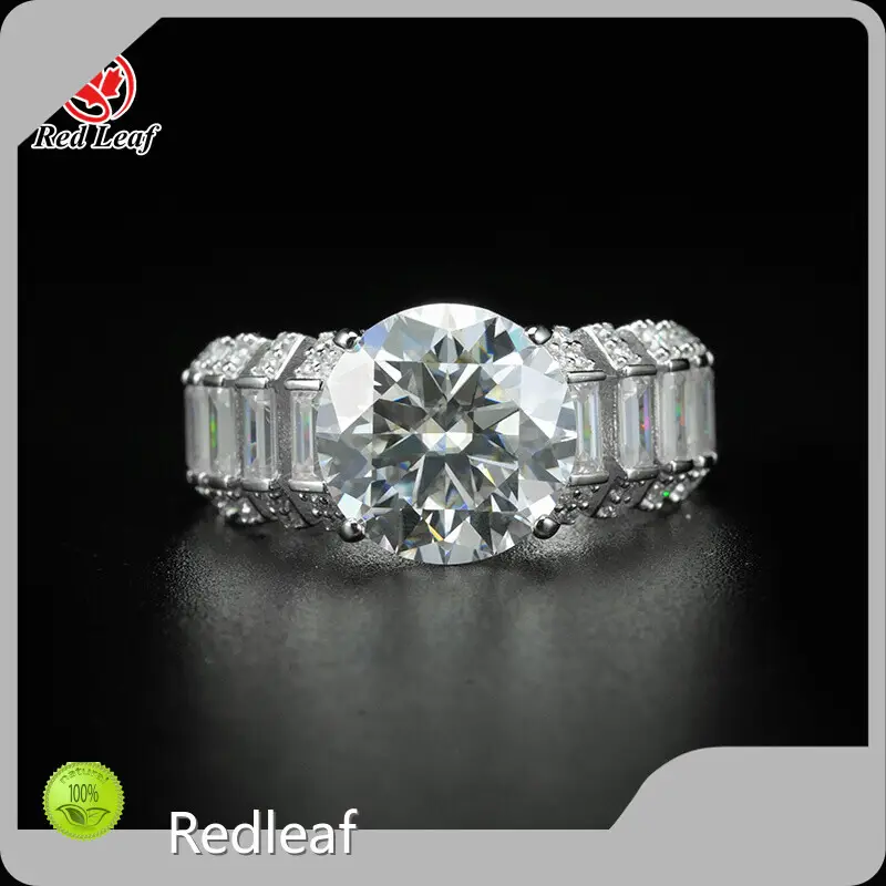 Lab Created Emerald Cut Diamond Ring VS1 - - Redleaf 1