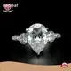 Lab Created Emerald Cut Diamond Ring VS1 - - Redleaf-1 1