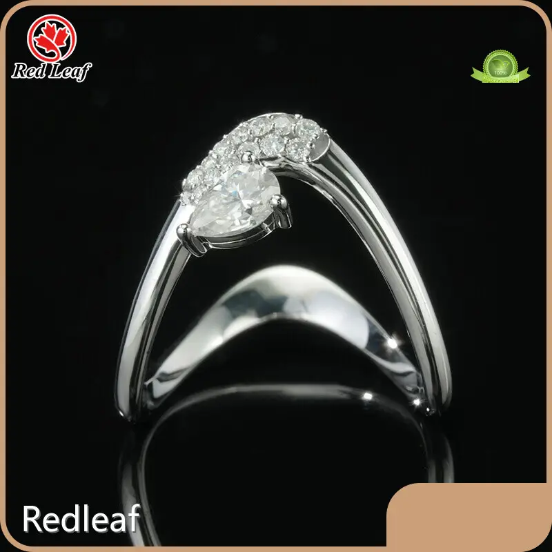 Lab Grown Gemstone Engagement Rings 3.5CT by Redleaf 1