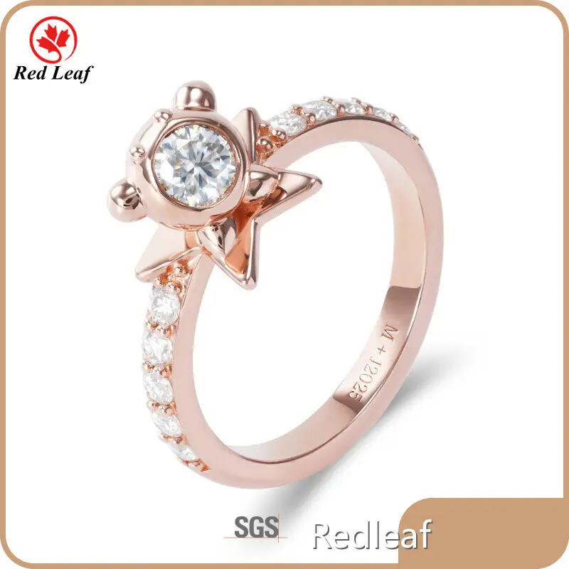 2 Carat Lab Grown Diamond Ring Round Lab Grown Diamond Ring Wholesale - Redleaf 1