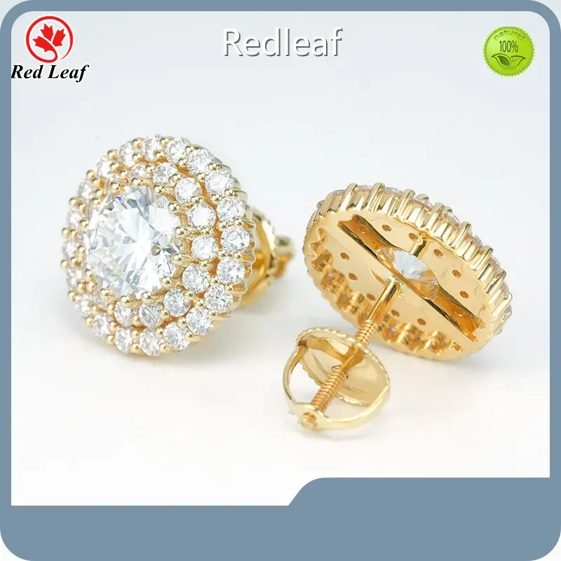 Lab Created Diamond Drop Earrings by Redleaf 1