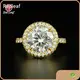 Lab Grown Oval Engagement Rings Round Lab Grown Diamond Ring Wholesale - Redleaf 1