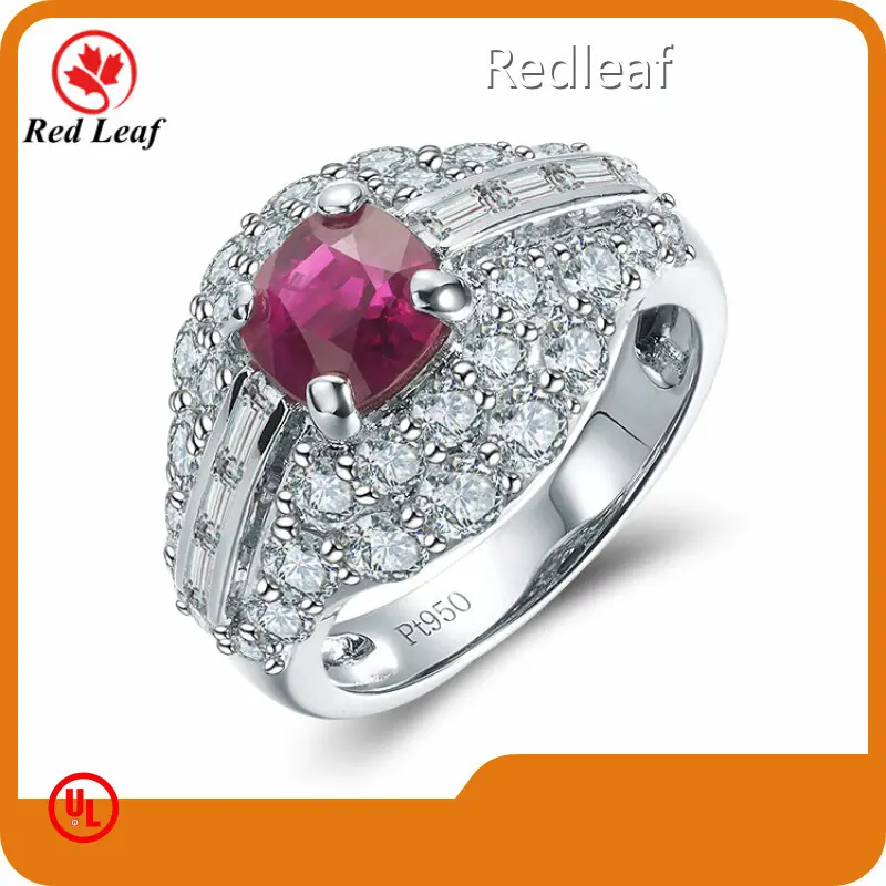 Custom Lab Created Diamond Rings Cushion Lab Grown Diamond Ring Wholesale - Redleaf 1