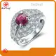 Custom Lab Created Diamond Rings Cushion Lab Grown Diamond Ring Wholesale - Redleaf 1