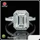 Artificial Diamond Engagement Rings Lab Grown Diamond Jewelry Wholesale - Redleaf 1