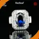 Lab Created Emerald Cut Diamond Ring Gemstone Jewelry Wholesale - Redleaf 1