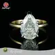 Lab Grown Gemstone Rings Long Cushion Pear Gemstone Ring Wholesale - Redleaf 1