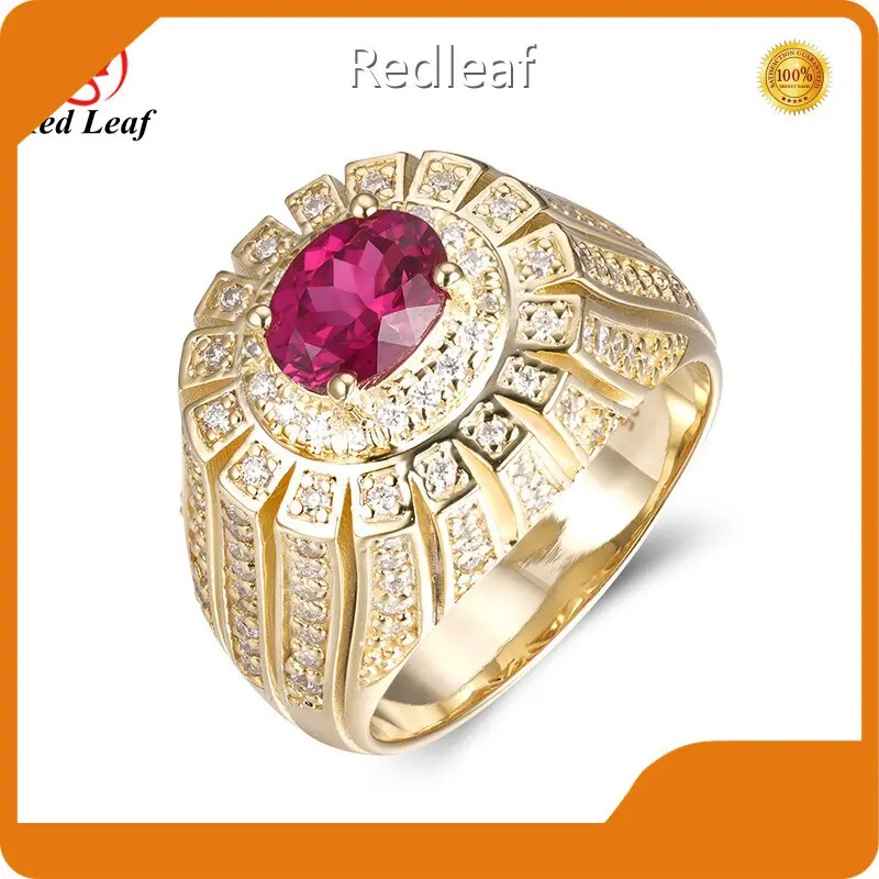 Moissanite Jewelry Manufacturer Oval Gemstone Ring Wholesale - Redleaf 1