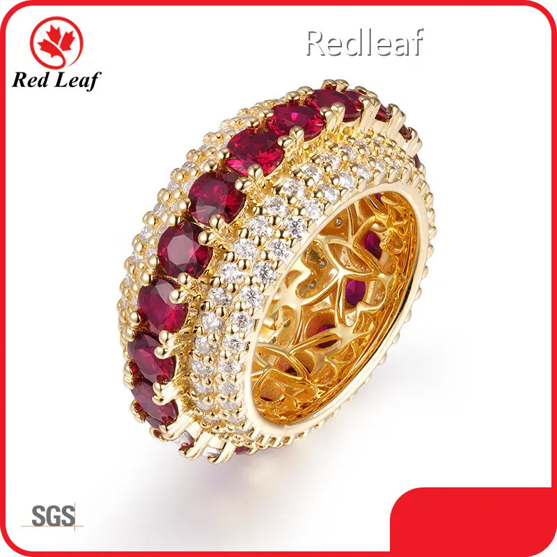 Lab Created Gemstone Rings F Jewelry Wholesale - Redleaf 1