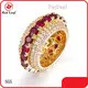 Lab Created Gemstone Rings F Jewelry Wholesale - Redleaf 1
