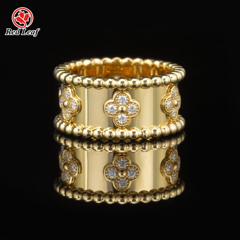 14k 18k Yellow Gold 0.35CT D VS1 Round Cut Lab Grown Diamond Ring Custom Lab Diamond Engagement Rings -Redleaf 1