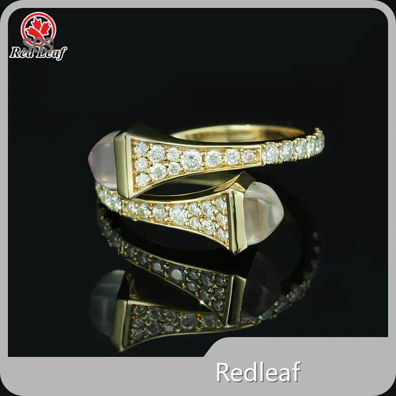 Jewelry Factory Emerald Gemstone Ring Wholesale - Redleaf 1