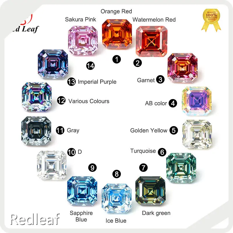 Moissanite Manufacturers Moissanite Wholesale - Redleaf 1
