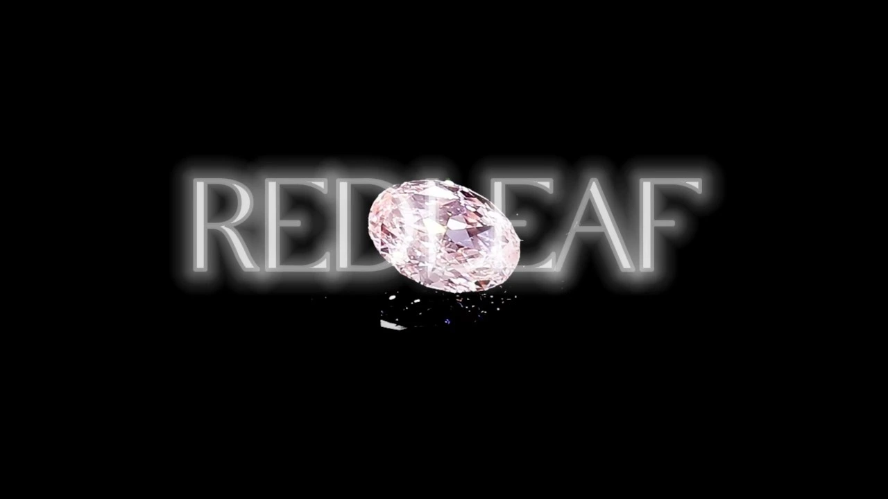 Redleaf Lab Grown Diamond Pink Color Oval Cut with IGI Certificate for Jewelry Making 1