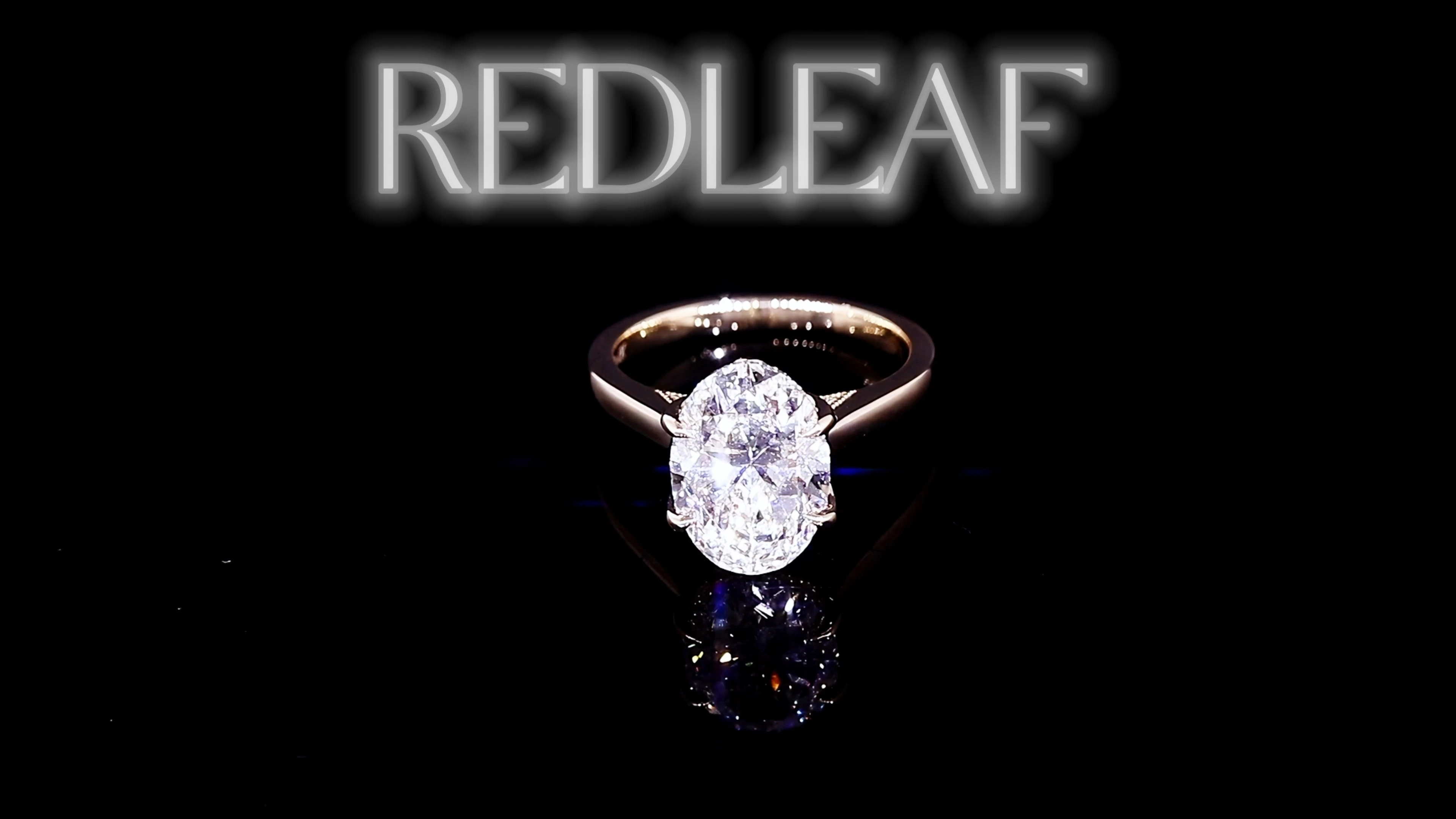 Redleaf Lab Grown Diamond Ring 10K 14K 18K Yollow Gold for Women 1