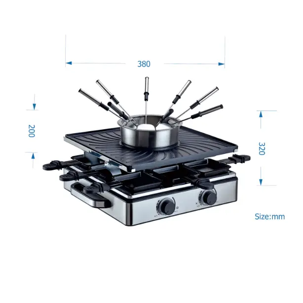 Kinbo Raclette Party Grill KB-8027 From China 5