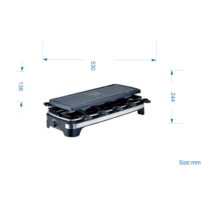 Elektrischer Raclette Grill KB-8019 （10 Person Grill） 7