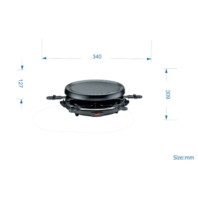Kinbo Raclette Grill 4 Person KB-8037 Factory Price 3