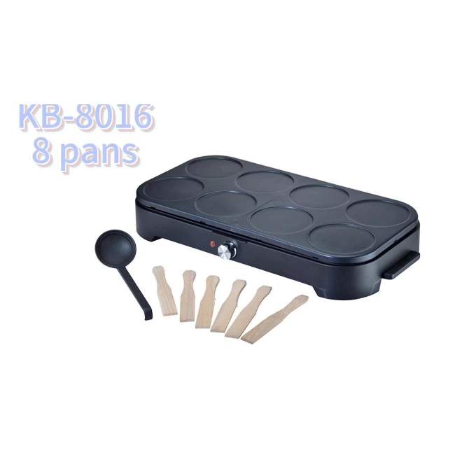 Crêpière électrique KINBO KB-8016 avec thermostat pour usage intérieur 1