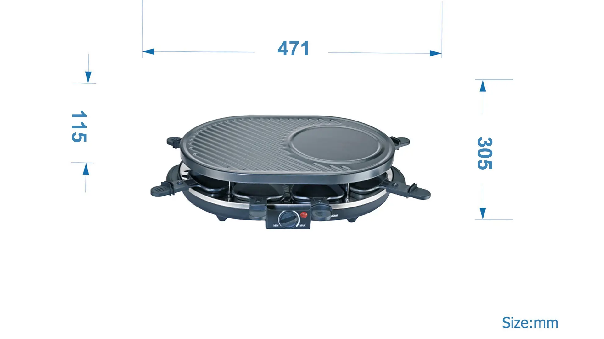 Kinbo Electric Range Cookers KB-8010 Factory Direct Supply 3