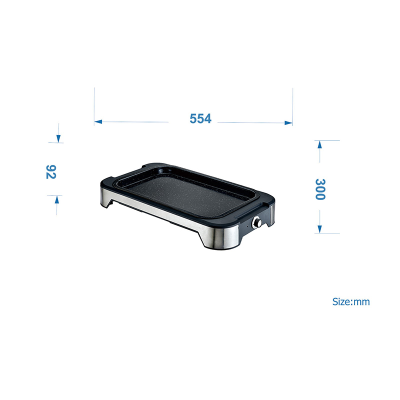 KINBO KB-8001 Griglia da tavolo con griglia profonda per uso interno 3