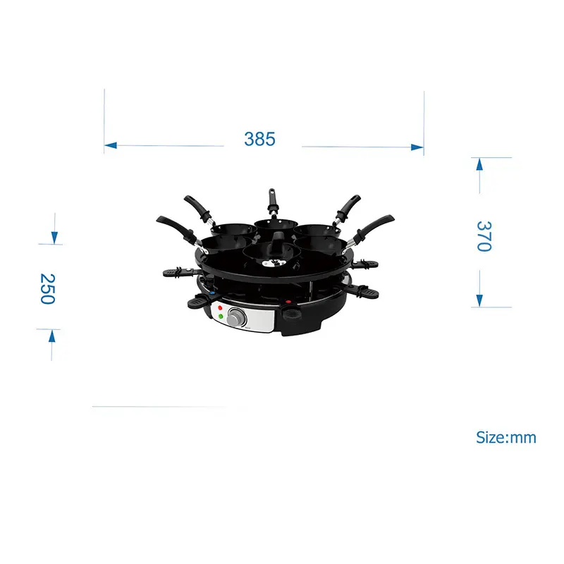 Industrial Crepe Maker Machine KB-8018-1W Electric Pancake Makers Wholesale - Kinbo 4