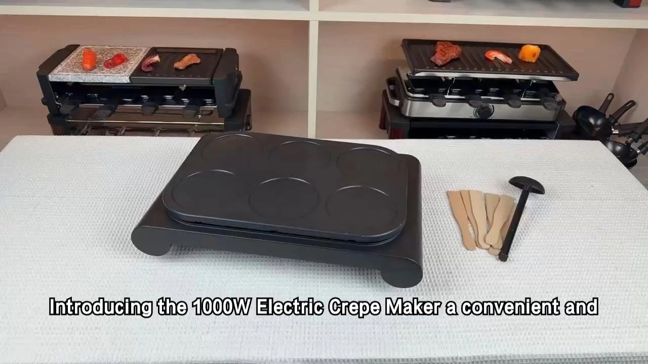 Gaufrier électrique KINBO KB-8002 avec 2 plaques à usage domestique 1