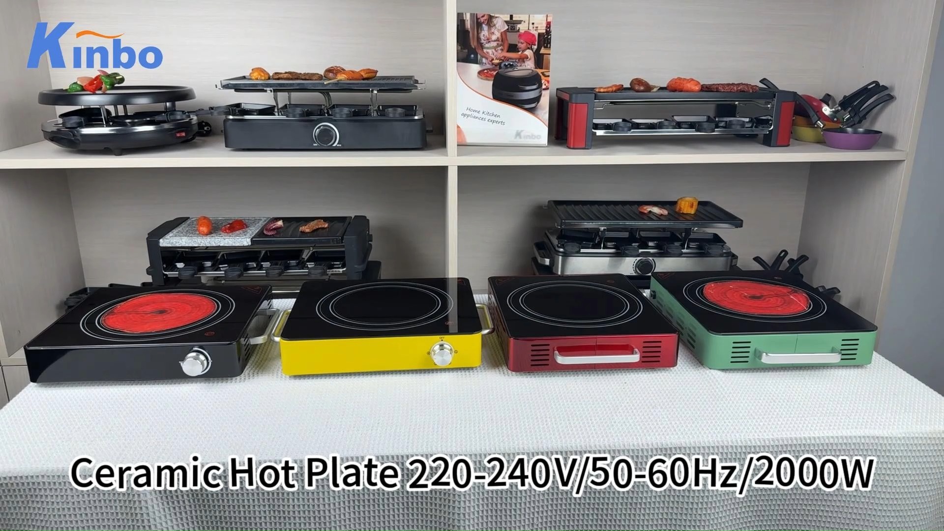 KINBO KP-6001 Elektrische Keramikkochplatte, Einzelbrenner, für den Innenbereich 1