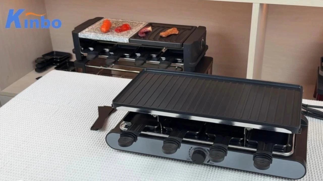 Grill de table KINBO KB-88Q3 avec différentes grilles au choix (1 200 W) 1