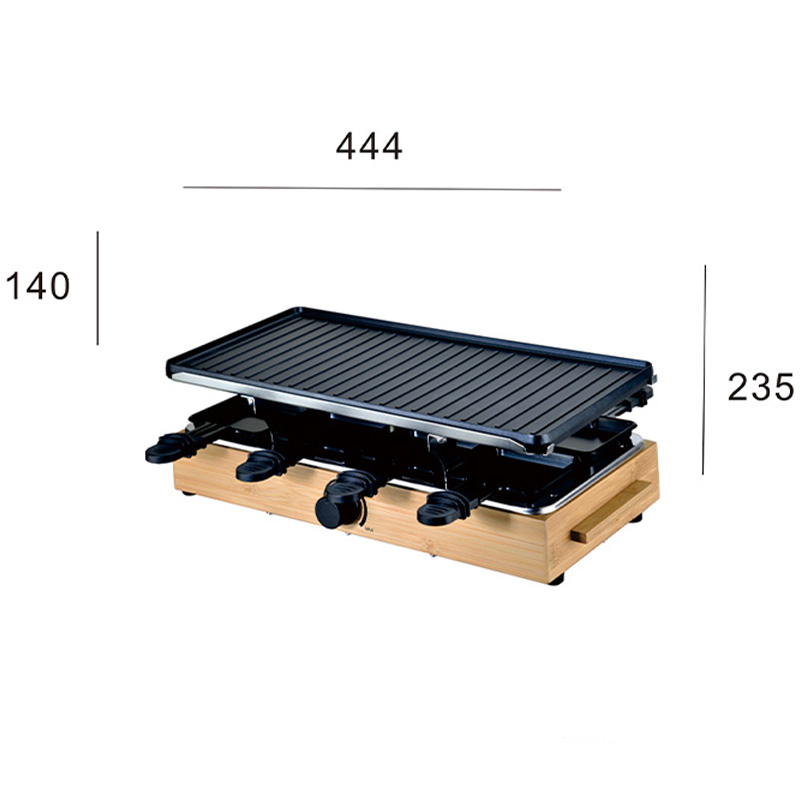 KINBO Indoor Electric Grill  KB-88Q13 Cheese Grill 3
