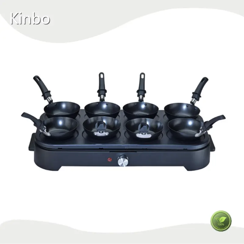 Crêpière électrique KB-8016W (8 poêles avec woks) Meilleur fournisseur 1