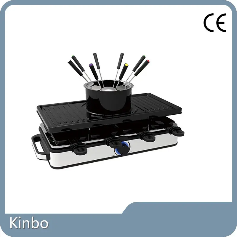 Raclette électrique Kinbo KB-88Q8F Raclette électrique Meilleur fournisseur 1