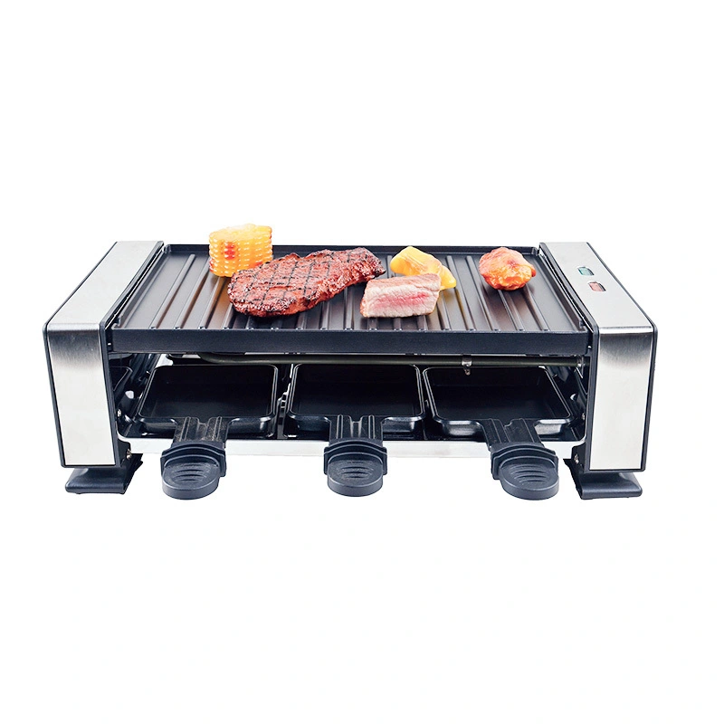 Grill à raclette Sizzle &amp; Share-KINBO 6 personnes KB-86D5 1