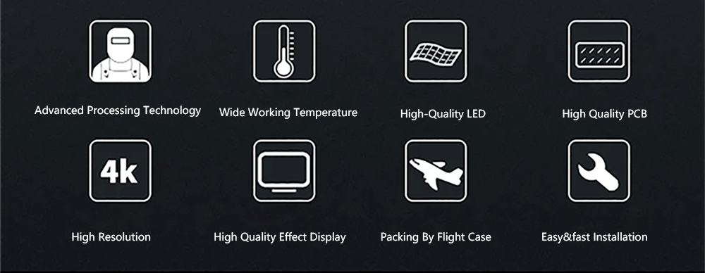 LIGHTALL | Preço de fábrica de parede de LED HD, solução completa 8