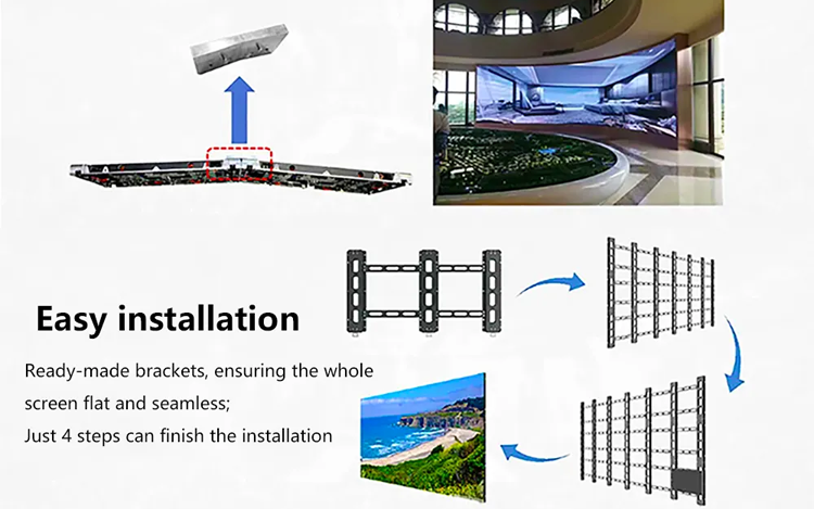 LIGHTALL | Preço de fábrica de parede de LED HD, solução completa 15