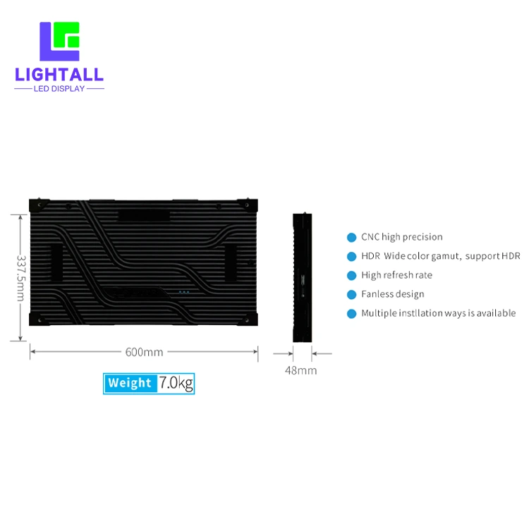 Pantalla de video mural LED UHD personalizable para interiores LIGHTALL 4