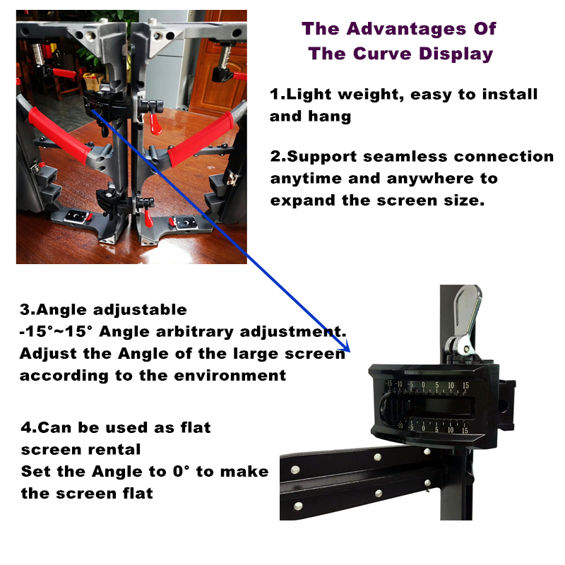 照明 - ホットセールカーブドLEDディスプレイスクリーンP3 P4 P5 P6 P8 P10屋内屋外LEDディスプレイパネル曲線LEDディスプレイ 10