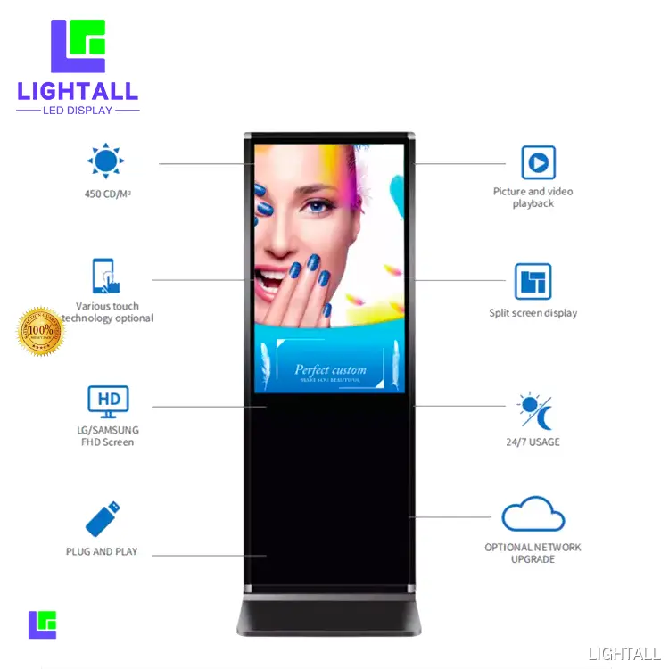 custom touch screen kiosk one stop solution | LIGHTALL 1