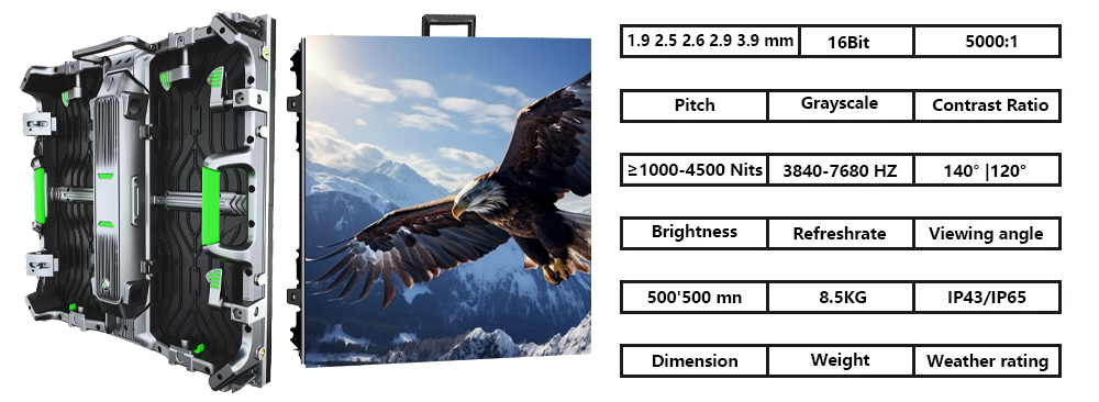 fornecedor de telas de LED personalizadas para aluguel externo | LIGHTALL 8
