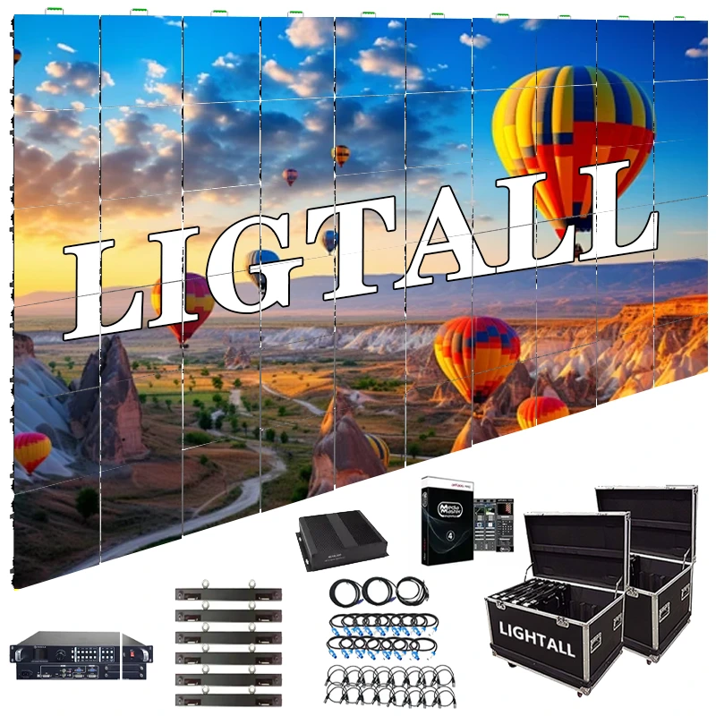Best 5x3m Led Video Wall System Indoor P2.6mm Led Screen 16.4x9.84ft Led Display - LIGHTALL 1