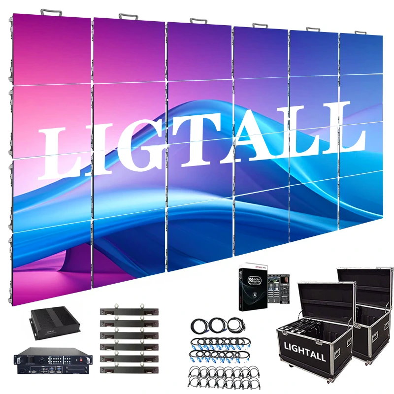 Best 3x2m Led Video Wall System Outdoor P3.91 Led Screen 9.84x6.56ft Led Display Company - LIGHTALL 1
