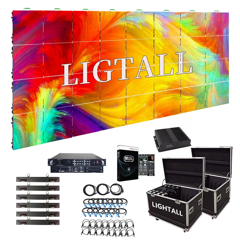 Sistema de parede de vídeo LED 4x2m para ambientes internos Tela LED P2,5mm 13,12 pés x 6,56 pés Display LED 1