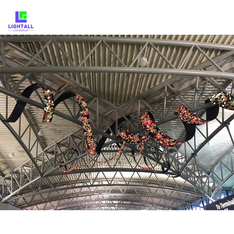 Flexible Custom 360-Degree Curved Screen Products Soft Curved Led Display Flexible Creative Led Panel Module Flexible Screen 1