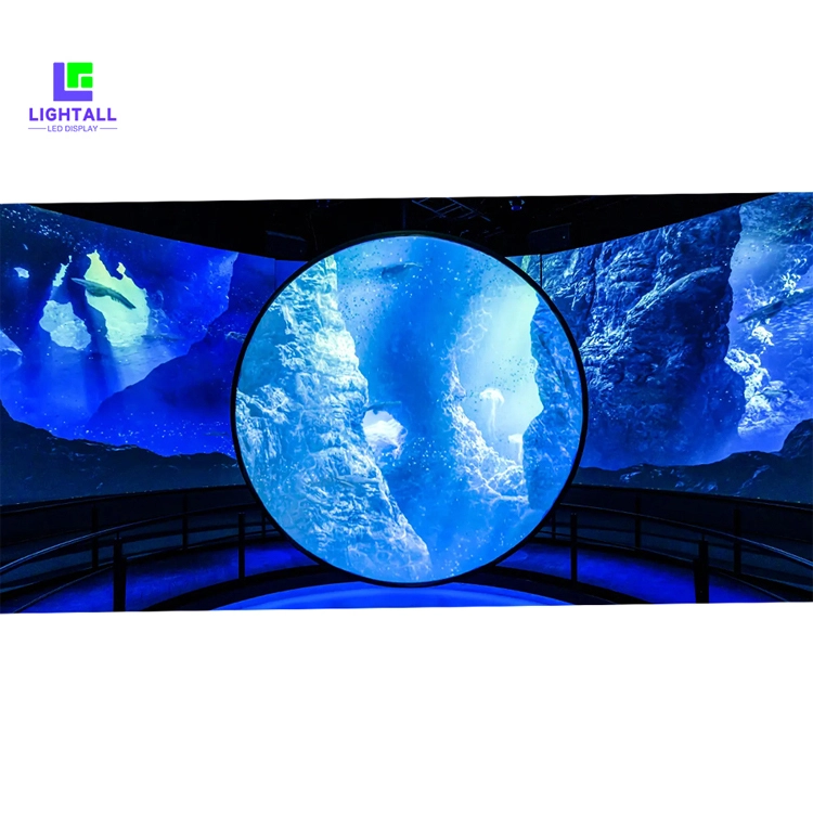 혁신적인 경량 맞춤형 크기 디스크 LED 디스플레이 원형 LED 스크린 고화질 라운델 LED 비디오(크리에이티브 간판용) 1